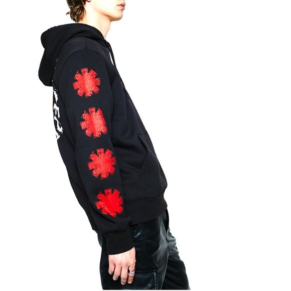 Red Hot Chili Peppers Asterisk Logo punk rock HM Official Hoodie L NWT - Picture 7 of 7